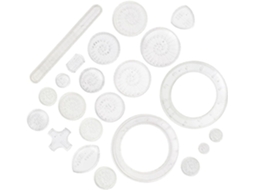 Conjunto De 22 Peças De Ferramentas Para Desenho E Curvas Para
