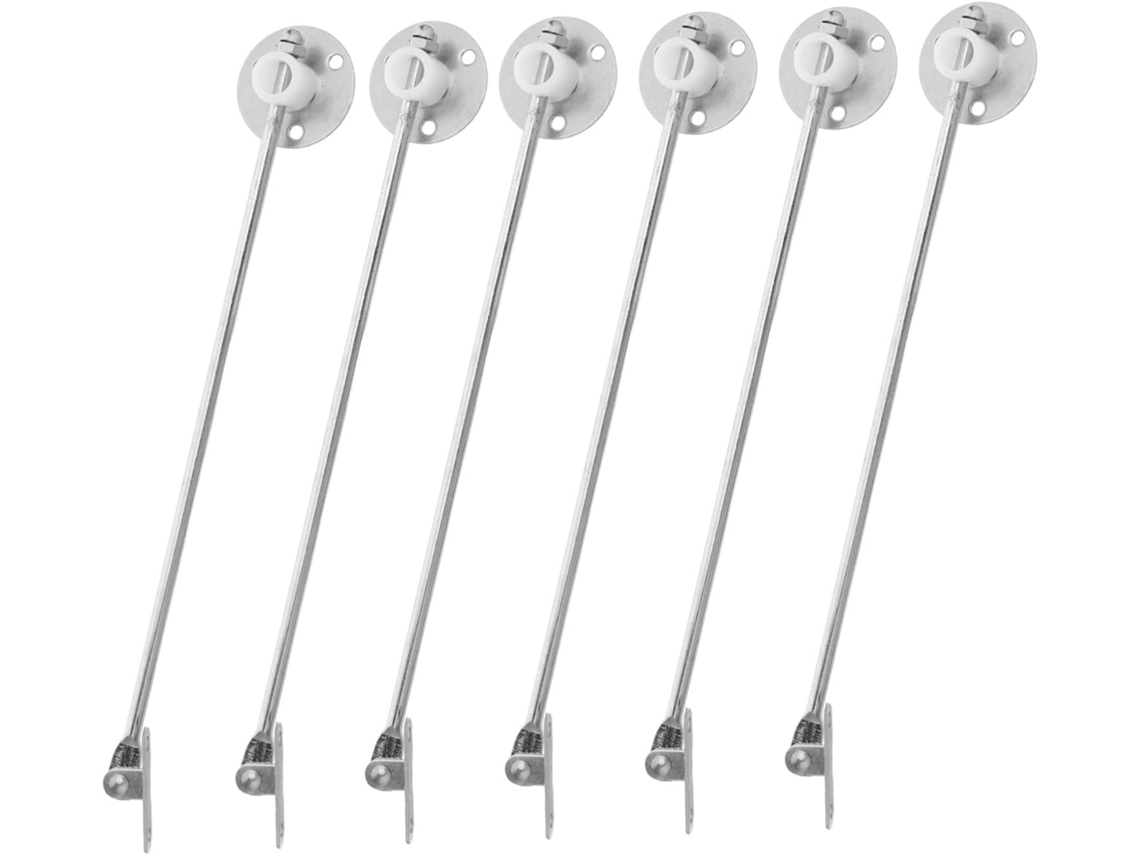 Conjunto De 6 Hastes Suporte Para Portas Armários Com Amortecimento E