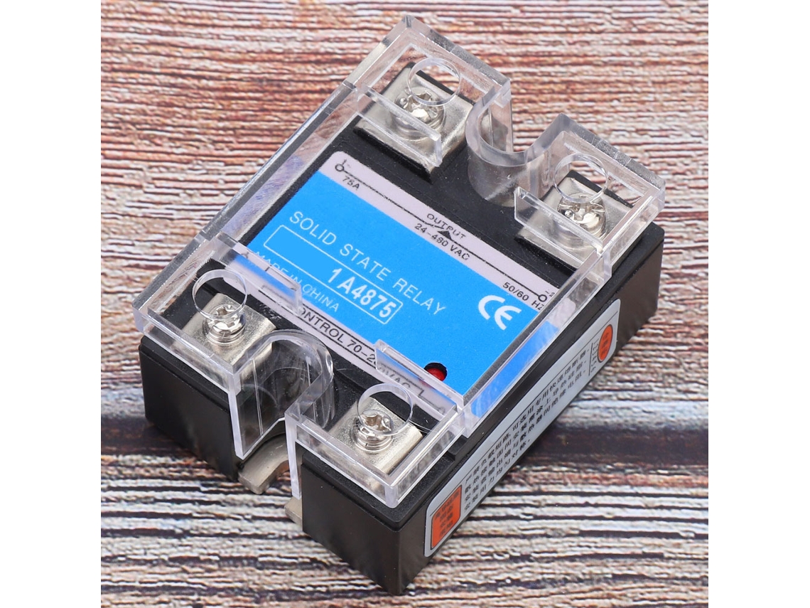 Laxiscreed Relé Sólido Monofásico 70-280vac Entrada, 24-480vac Carga Para Máquinas Cnc