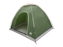 Conjunto 1 Barraca De Camping Vidaxl Verde Poliéster (190 X 140 X 105 Cm)
