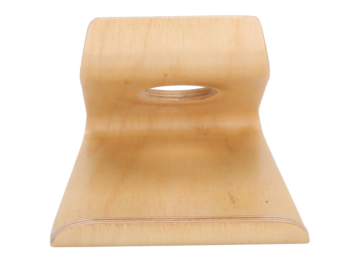 Soporte De Mesa De Nuez Doble Para Tableta Y Teléfono Móvil Accesorio De Madera