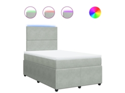 Box Spring Bed, Box Spring Beds Vidaxl Cinzeto Veludo (120 X 200 Cm)