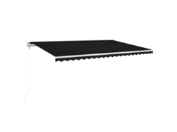 Retractable Awning, Retractable Awnings Vidaxl Antracite Alumínio (500 X 300 Cm)