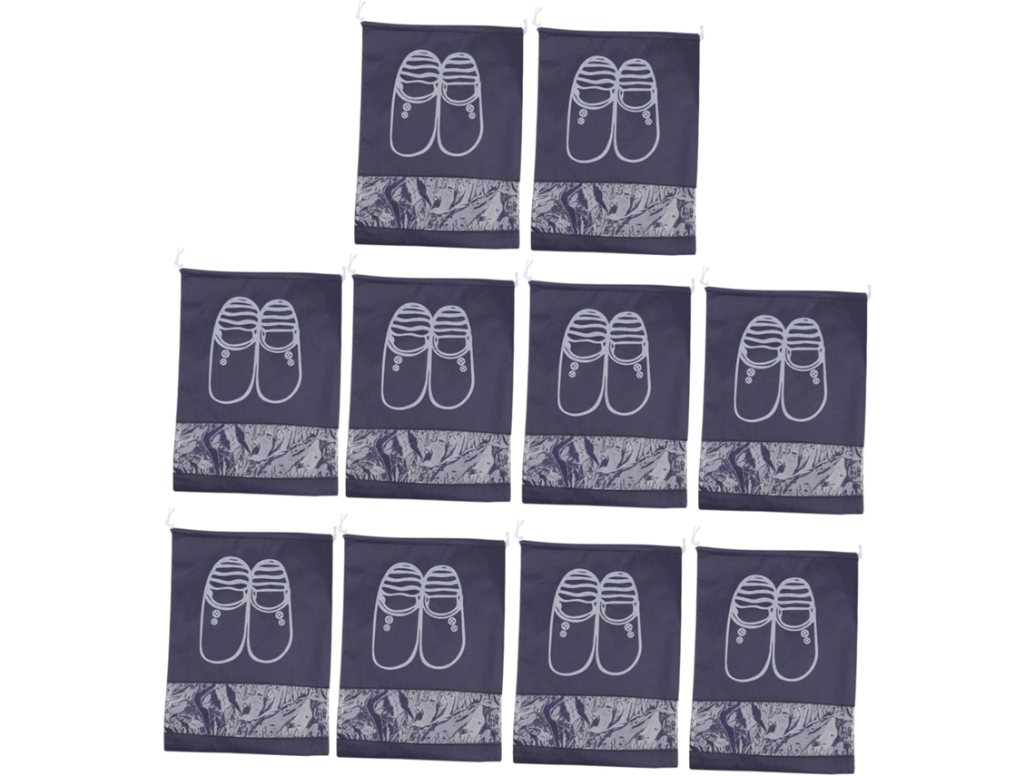 Conjunto De 10 Peças De Capas Protetoras Contra Poeira Para Sapatos, Leves E Reutilizáveis, Ideais Para Viagens.