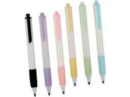 6pièces Crayons Éternels Automatiques Sans Crayons Pratiques Et Ergonomiques Pour Écriture Et Dessin