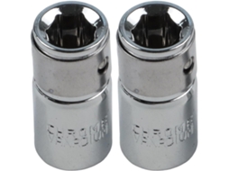 Conjunto De 2 Adaptadores Encaixe Hexagonal 1 4 Para Parafusadeiras Impacto E Ferramentas Manuais, Com 25mm De