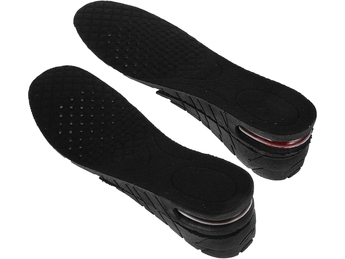 Palmilhas Invisíveis Para Aumentar A Altura Dos Sapatos, Confortáveis E Antiderrapantes, Em Couro Sintético Azul, Com