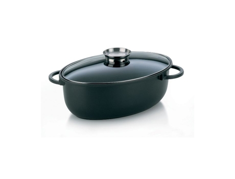 Caçarola Oval KELA LINE (Alumínio- Preto-45cm)