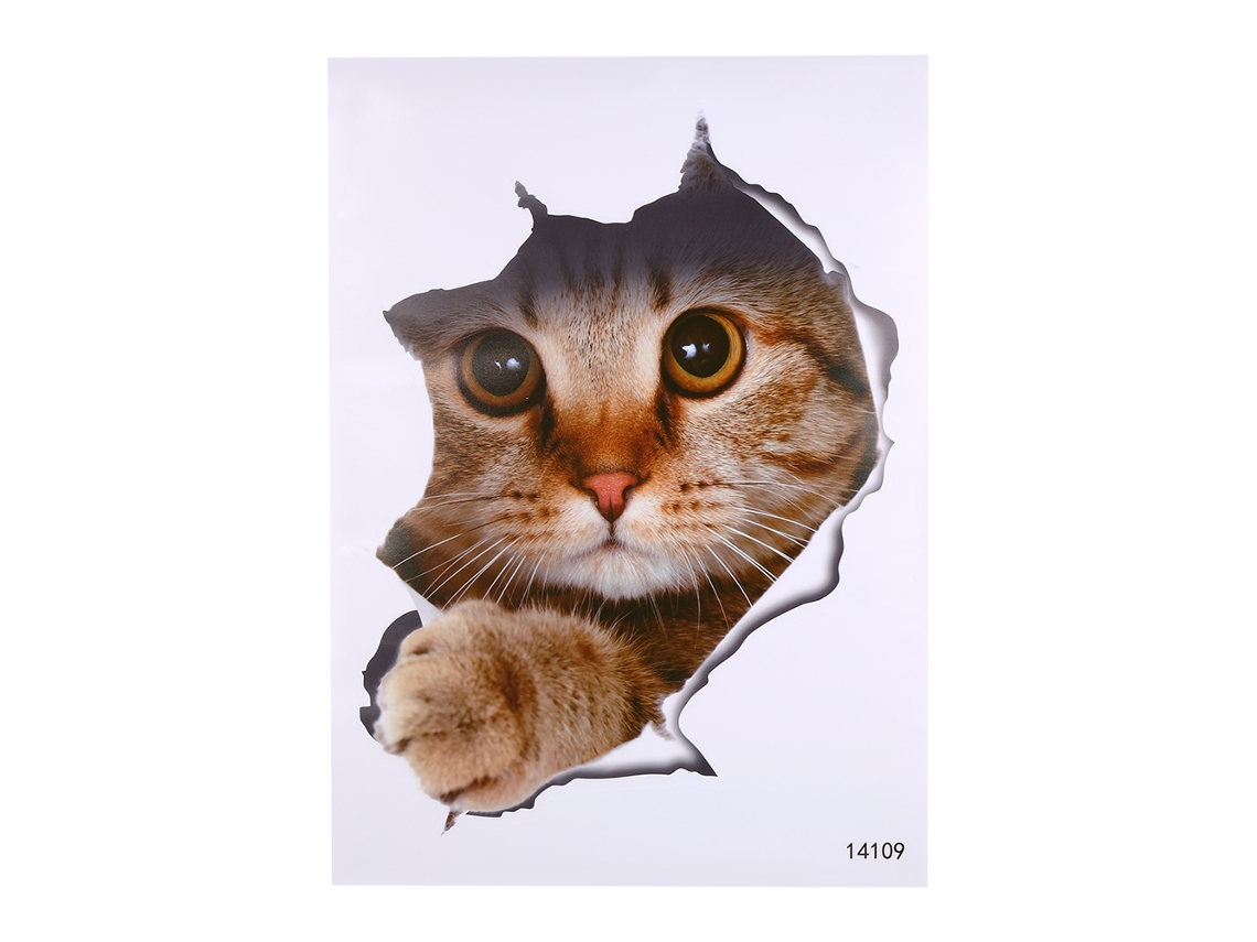 Adesivos De Parede 3d Animal Decorativos À Prova Dágua