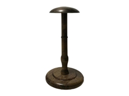 Suporte De Chapéu De Madeira Com Design Vintage: Compacto, Estável E Versátil Para Uso Comercial E Doméstico Marrom Escuro