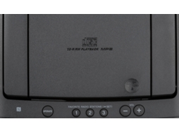 Rádio Boombox SONY Zs-Rs60bt (Preto - Digital - AM/ FM - Bateria) — 4 W | NFC | Bluetooth