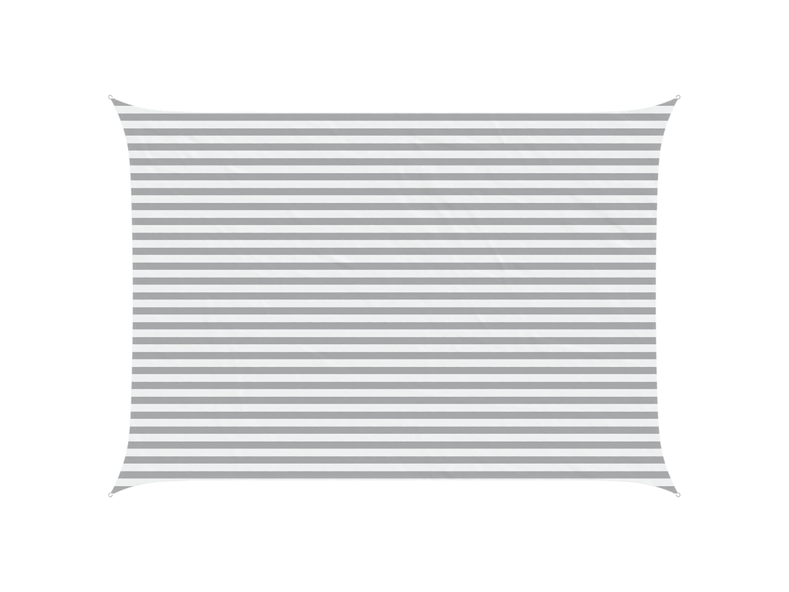 Conjunto 1 Sombra Externa Vidaxl Cinzento-claro Poliéster (5 × 3,5 M)