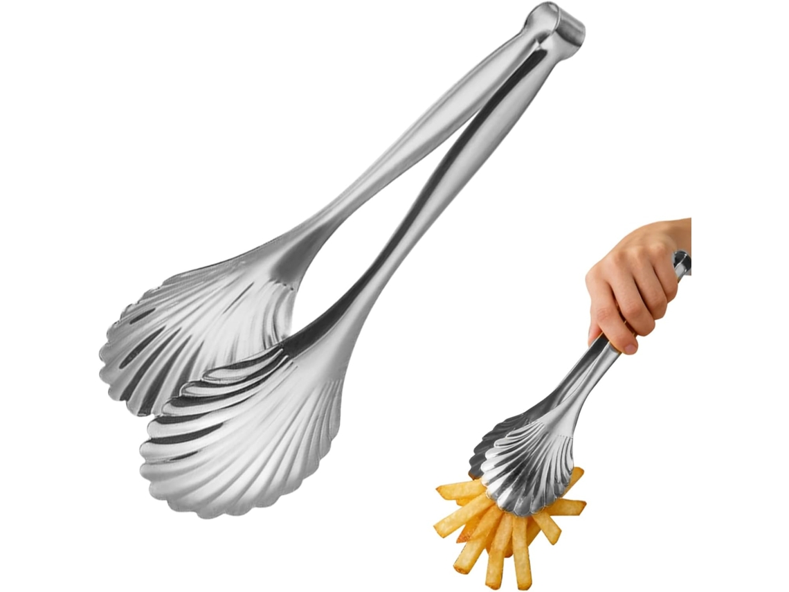 Pinça De Metal Para Alimentos, Utensílio De Cozinha Robusto, Multifuncional, Com Cabo Seguro, Conjunto De Utensílios