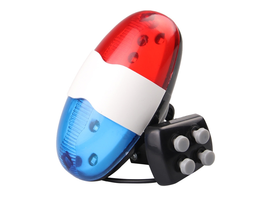 Sino Com 6 Leds E 4 Tons Para Bicicleta, Luz Eletrônica De Alerta, Acessório Para Bicicleta, Scooter E Mtb