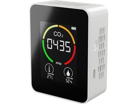 Monitores de qualidade do ar Detector compacto de dióxido de carbono com sensor de CO2 e display LCD OUTAD