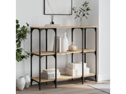 Vidaxl Mesa Consola 102x35x90 Cm Derivados De Madeira Carvalho Sonoma