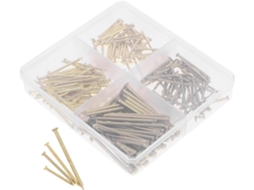 Kit Levemolo Para Quadros Pendurantes Com Pregos E Tábuas De Madeira, Aço Dourado, Conjunto Multiuso Para Artesanato E