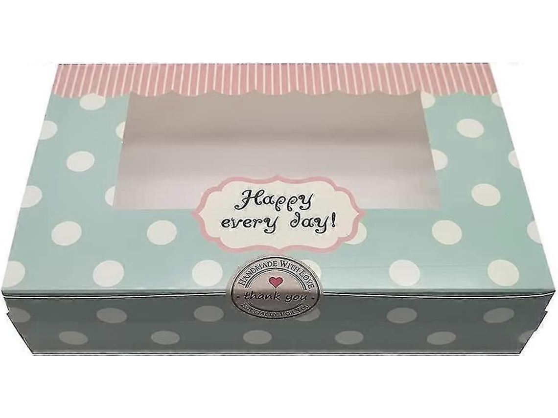 Conjunto De 16 Caixas De Bolo De Papel De 8 Polegadas Olysi Shop
