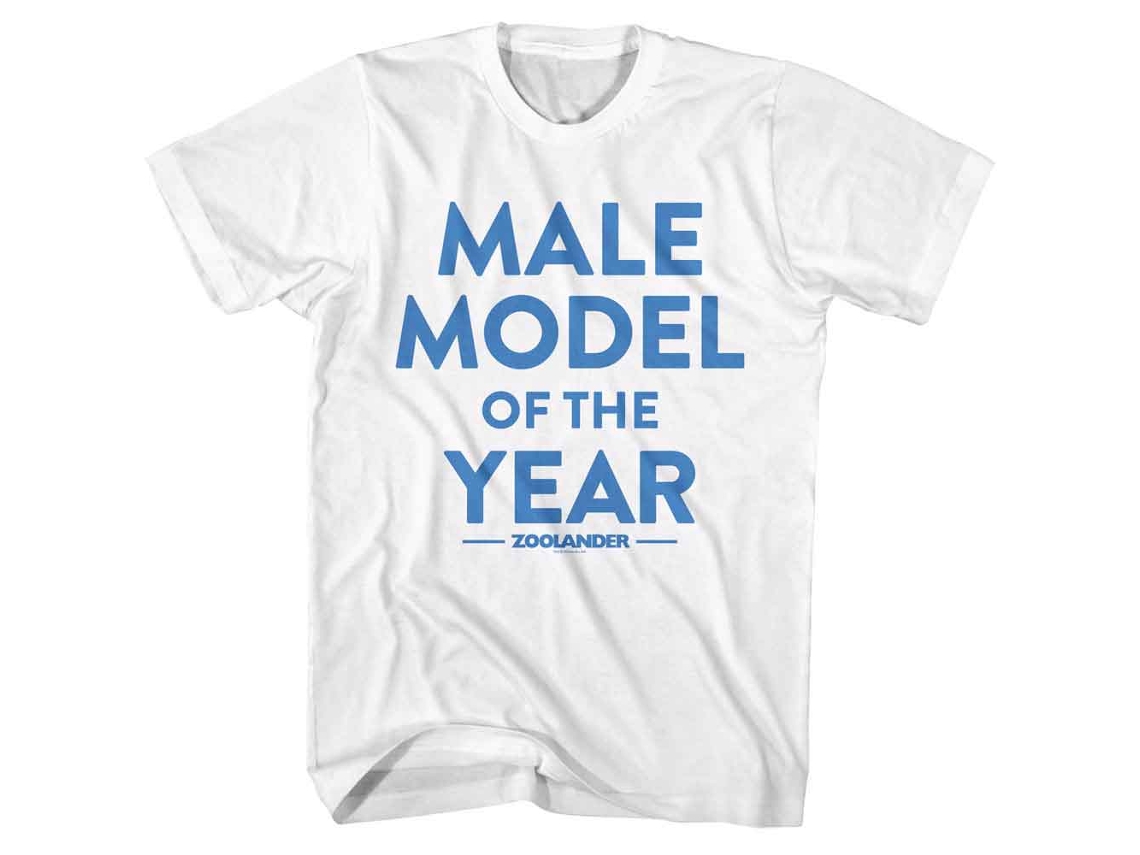 Rockinstone Zoolander Male Model White T-shirt Size:xxxl