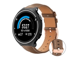 Bracelete para Garmin Forerunner 220 / 735 / 735xt / 230 / 235 Couro Vegano XIAOMOYU