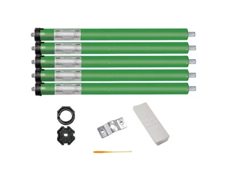 MOTIC Pack 5 Radio Mot 50 Motor de Controlo Remoto para Persianas e Toldos para Tubo Octogonal de 60 Mm para Persianas e Toldos