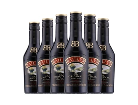 Licor Creme BAILEYS IRISH CREAM Garrafa Pequena (0.2 L - 6 Unidades)