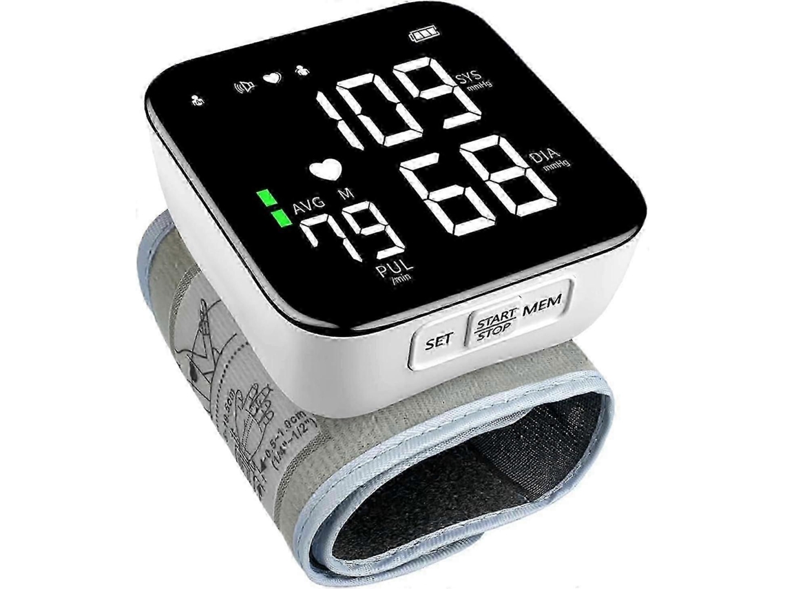 Monitor de Pressão Arterial Pulso, para Uso Doméstico, Memória 2x90 Leituras, Te La Led Grande, Pre GOKOCO