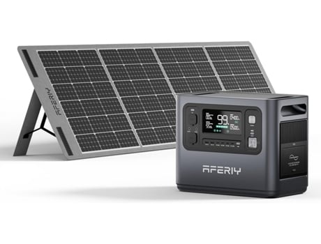 Gerador Solar 1200w 2400w Pico 960wh Lifepo4, Painel Plegável 200w 220v Ip65 Usb, Perfeito Para Emergências E Acampar Aferiy