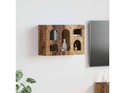 Vidaxl Armário Suspenso Elst Madeira Antiga 60 X 20 X 40 Cm