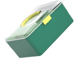 Caixa de Medicamentos Portátil Grande, Feita Plástico, com Design Ergonômico e Fechamento Seguro. CHABERLU