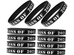 Lalafina Conjunto De 25-pulseiras Decorativas E Reutilizáveis Para Formaturas, Festas E Eventos Escolares