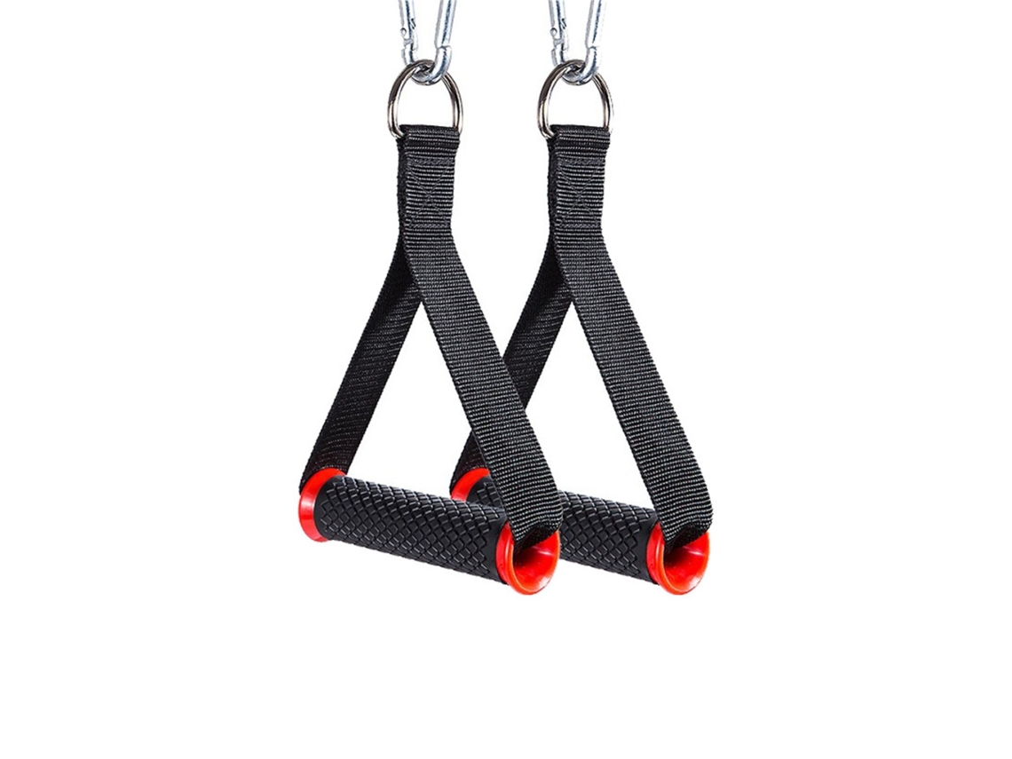 Alça para Faixa de Resistência 1 Par Antiderrapante Ergonômica para Academia AQUAFORGE