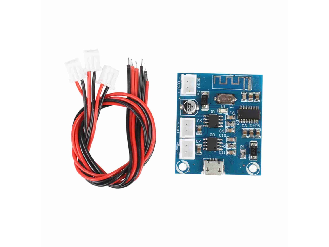 Módulo de Placa Amplificador Bluetooth 4.2 Estéreo Digital 5w+5w Doble Canal para Altavoces