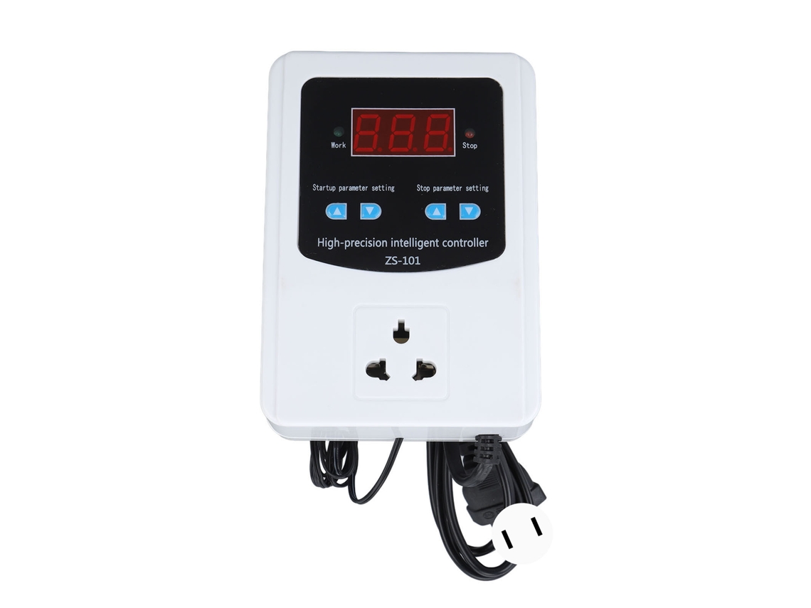 Controlador Digital Inteligente de Temperatura para Estufas 1500w com Display Lcd e Plug 10a Us LAXISCREED