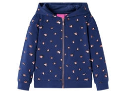 Sweatshirt Com Capuz Para Criança Azul-marinho 92