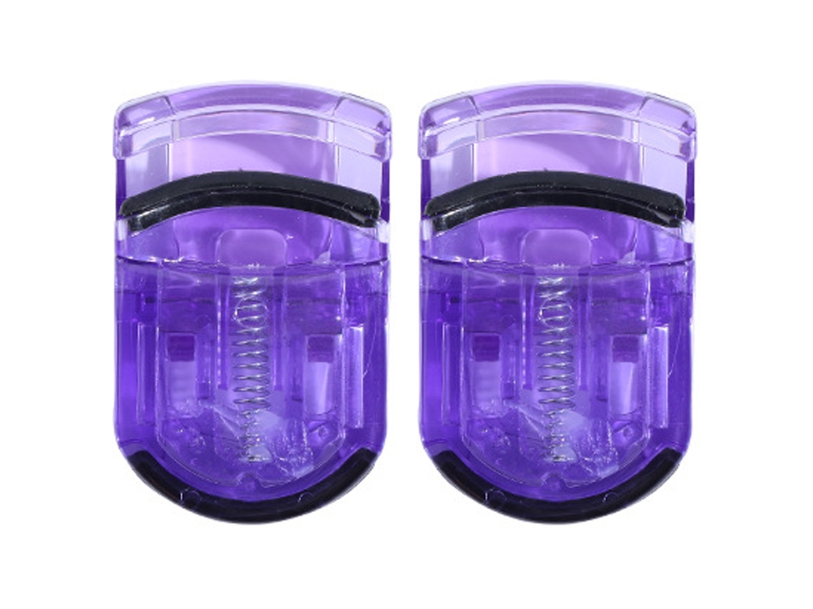 Modelador De Cílios De 2 Peças Com Almofadas De Recarga De Silicone Modelador De Cílios Grande Angular E Parcial Roxo ZMDECQNA