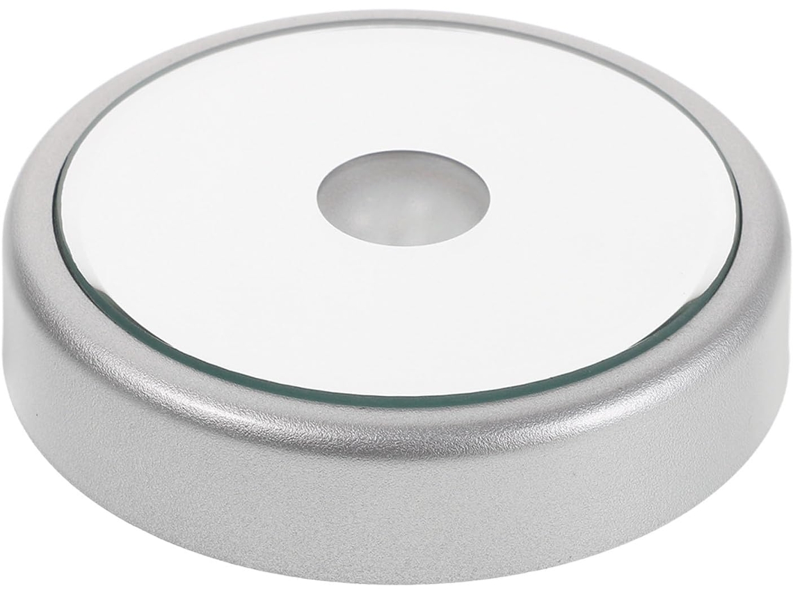 Base De Luz Led Redonda Multicolorida Sewacc Com Estável E Cabo Usb 5v Para Exibição Elegante Decoração Cristal Em