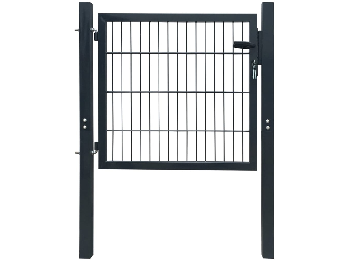 Portã£o De Cerca 105x150 Cm Aã§o Antracite DKD HOME DECOR