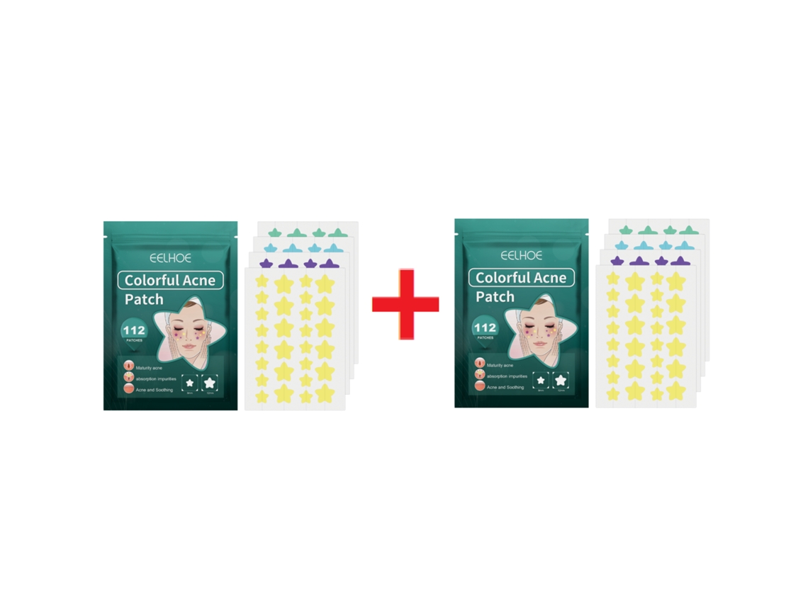 Patch Acne Hydrocolóide 4 Cores 112 Peças
