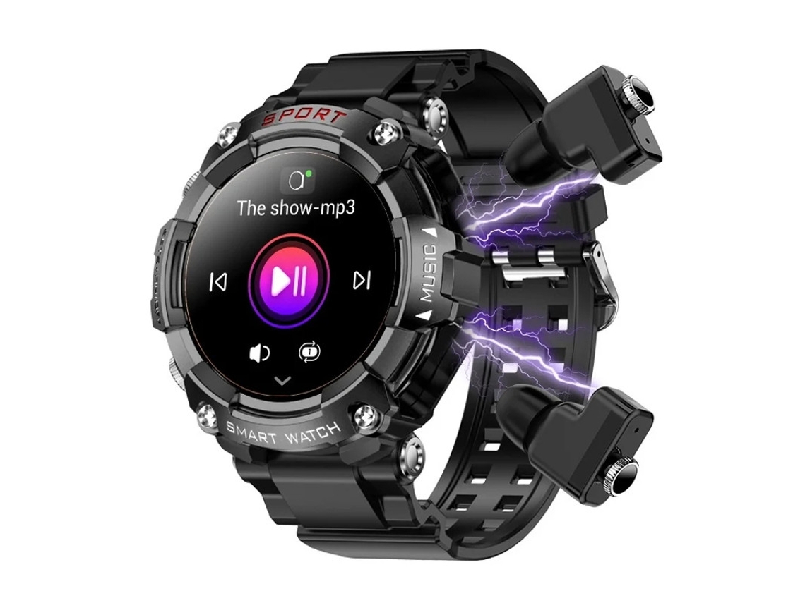 Smartwatch Com Fones De Ouvido Telefones Ios E Android Tela Sensível Ao Toque Rodada 1,52 Polegadas Fitness Tracker Attend/fazer Bestvite