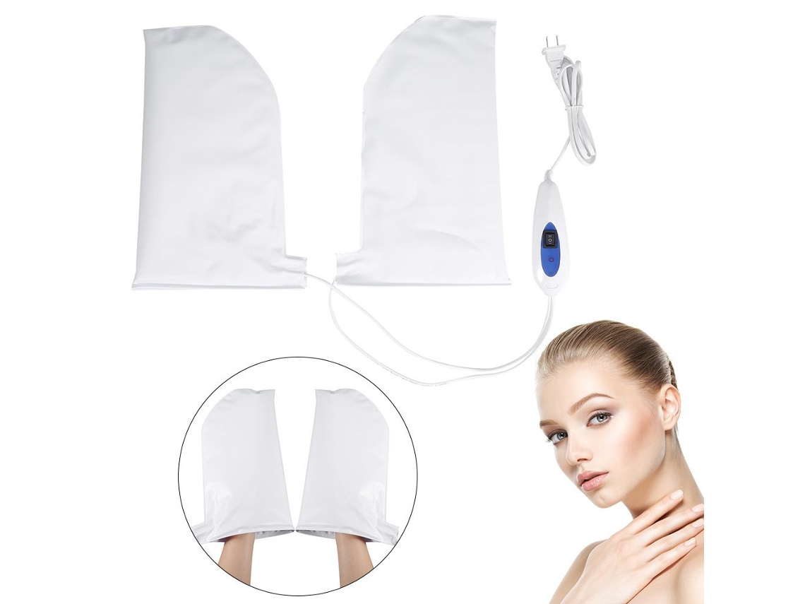 Luvas Aquecidas Terapêuticas Para Terapia De Cera De Paraffina Manicure Spa Cuidado Com As Mãos