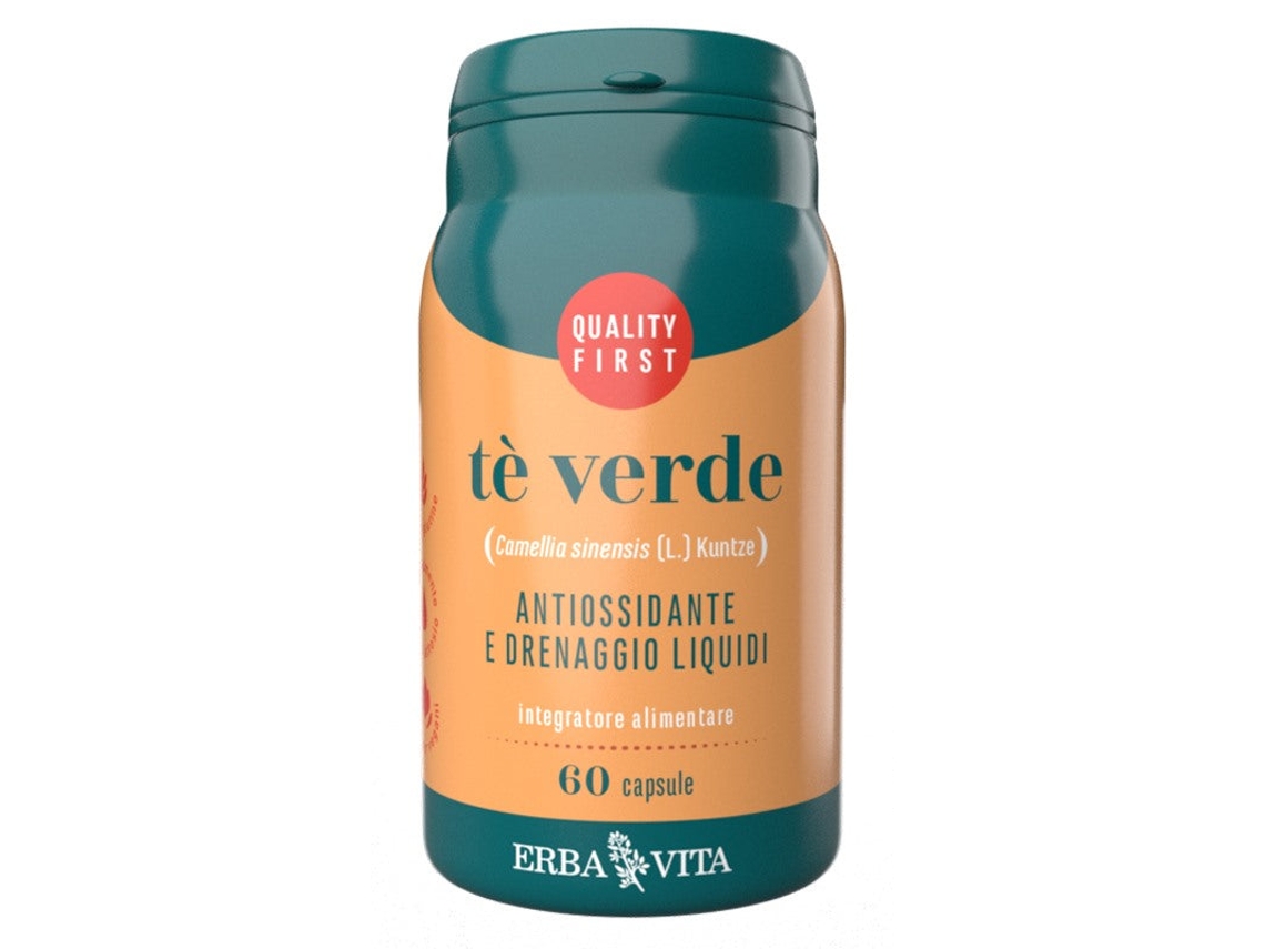 Chá Verde 60 Cápsulas Erba Vita