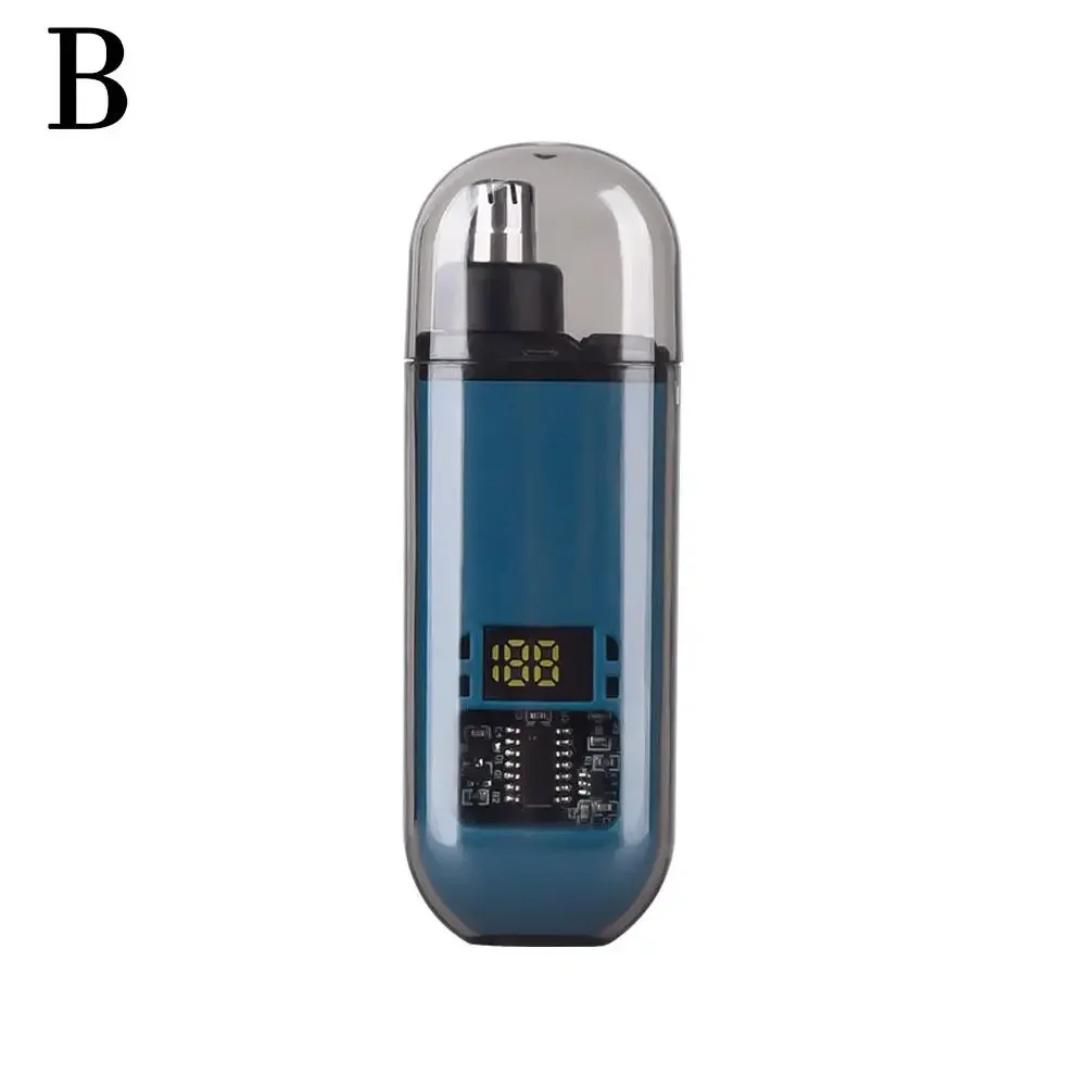 Aparador de Pelos Nasais Elétrico Portátil Recarregável Via Usb para Homens MDUG (azul)