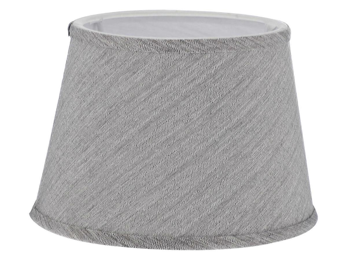 Lurelia Abajur De Tído, Para Candeeiro De Mesa E Chão, Cinza, 15x15x14 Cm