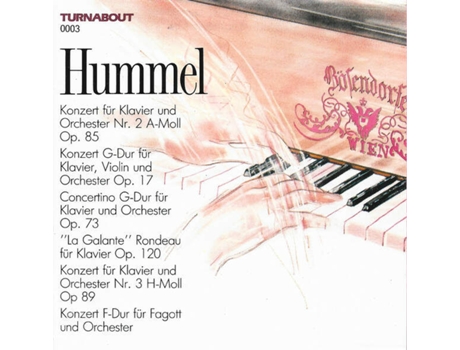 Cd Hummel, Johann Nepomuk Hummel Turnabout