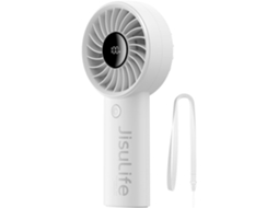 Mini Ventilador De 5000mahcarregador Usb Portátil De 5 Velocidades Com Vento Forte, Modelo Cinza Para Viagem Zeuxo
