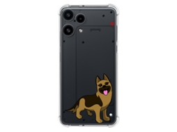 Capa Tumundosmartphone De Silicone À Prova De Choque Para Nothing Phone 3a Lite 5g Com Estampa De Cachorro 3 Desenhos