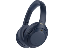Auscultadores Bluetooth Multipoint SONY WH 1000XM4 (Outlet Grade A - Over Ear - Microfone - Noise Cancelling - Azul)