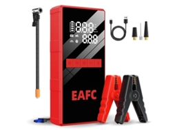 Arrancador de Emergência para Auto 2000A com Compressor de Ar 150psi, Bateria 10000mAh e Luz Led EAFC