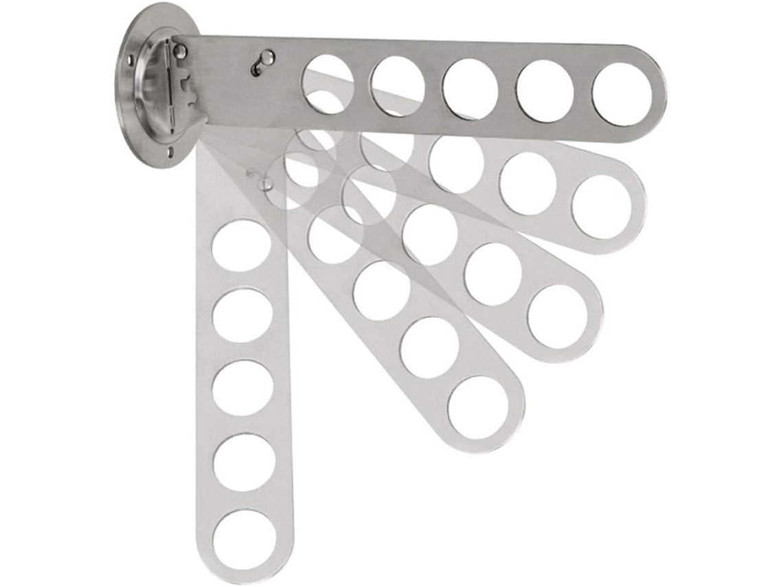 Cabide de aço inoxidável Slowmoose para porta, gancho de parede, cabideiro dobrável